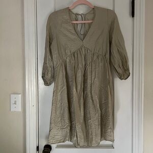 H&M Light Green Dress